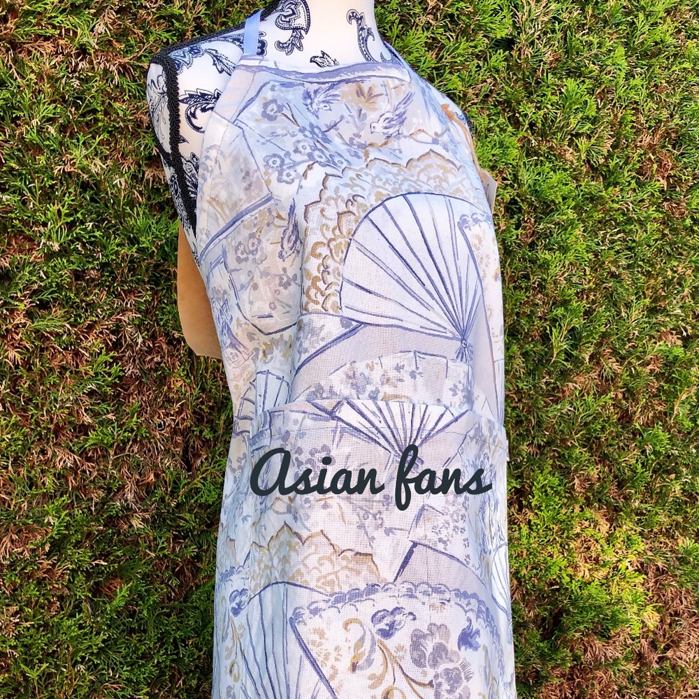 Andys Aprons - not so basic.  “Asian Fans”